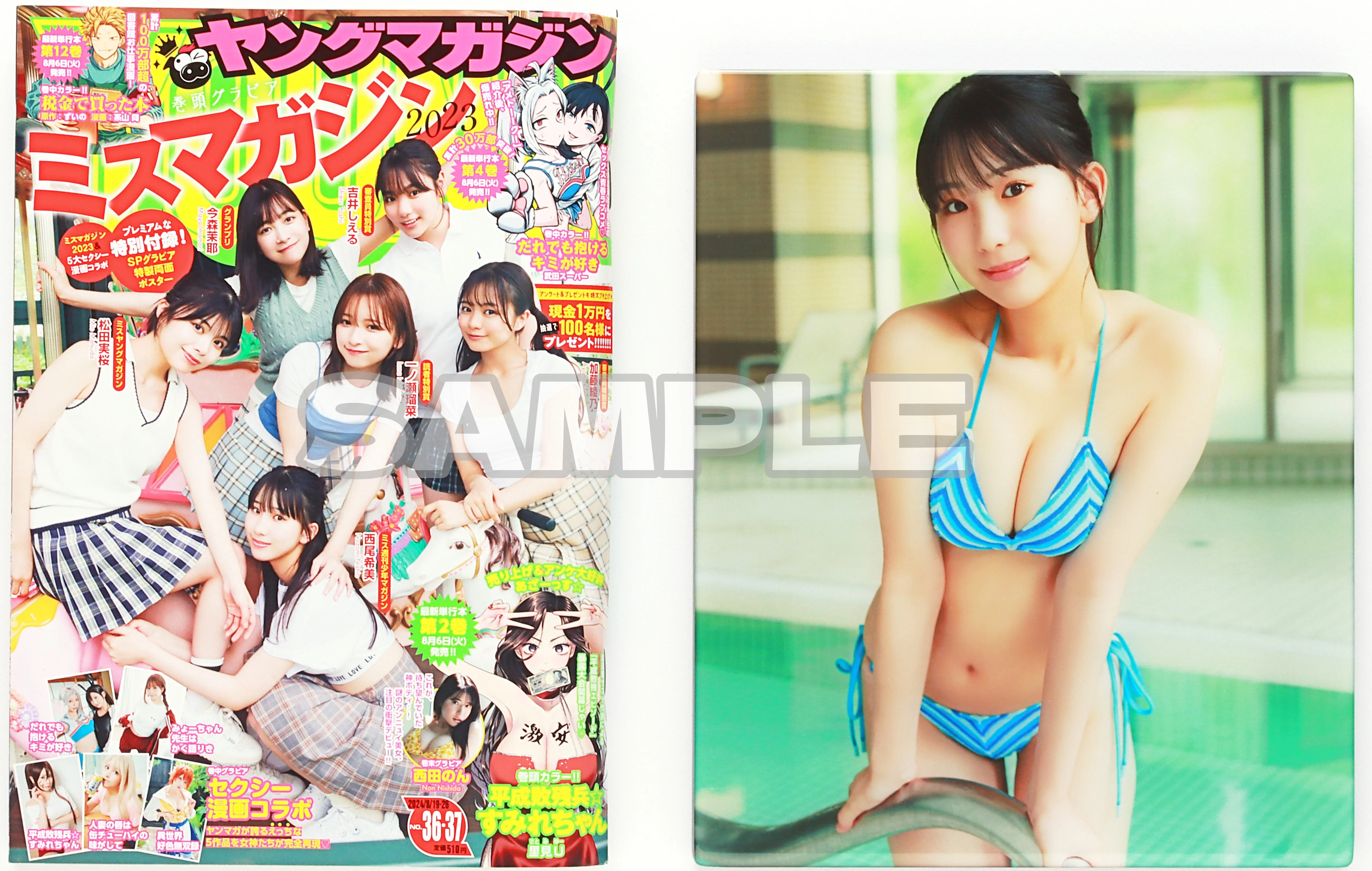 【数量限定受注生産】ミスマガジン2023 西尾希美 クリスタルフォトパネル(9月2日まで) - Image 4